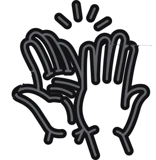 Hände beim High Five